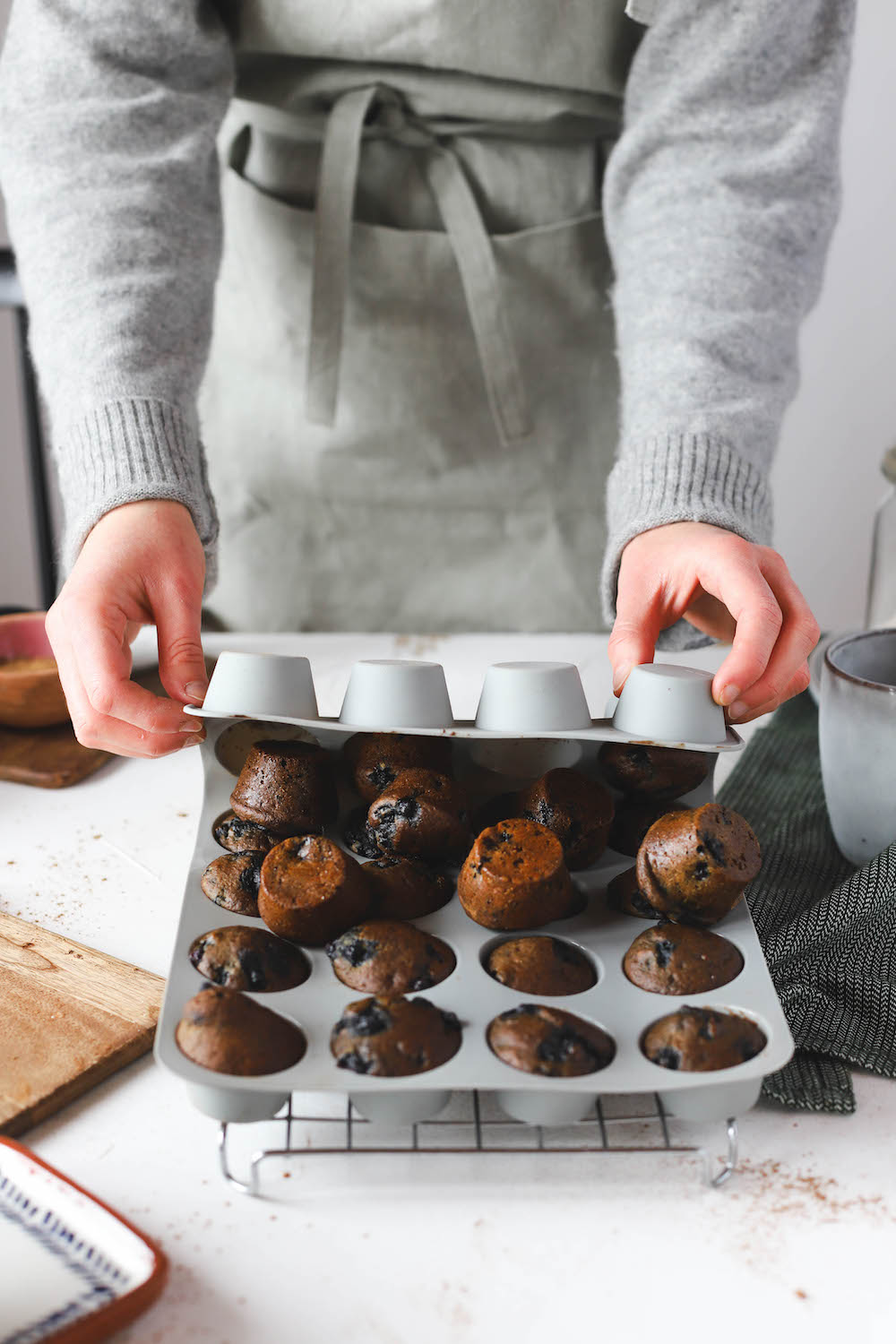 Muffins ohne Ankleben aus der Form lösen