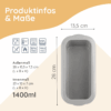 Mittlere Silikon Kastenform (23cm) – Bild 5
