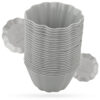 Silikon Muffincups 24 Stück grau