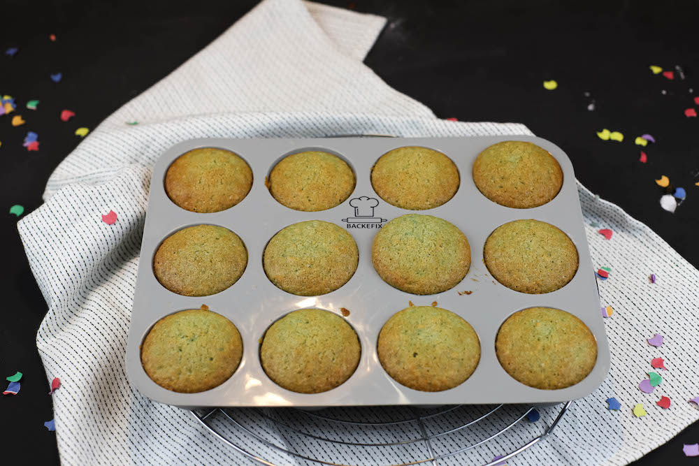 vegane Muffins für Fasching mit Muffinform von Backefix